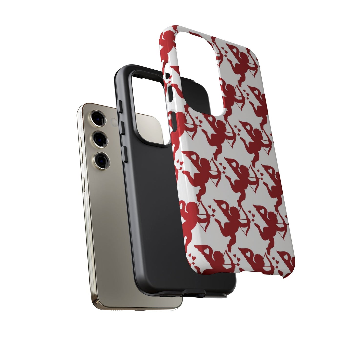 Red Cupid Love Pattern - Samsung Galaxy Case - BOGO Cases