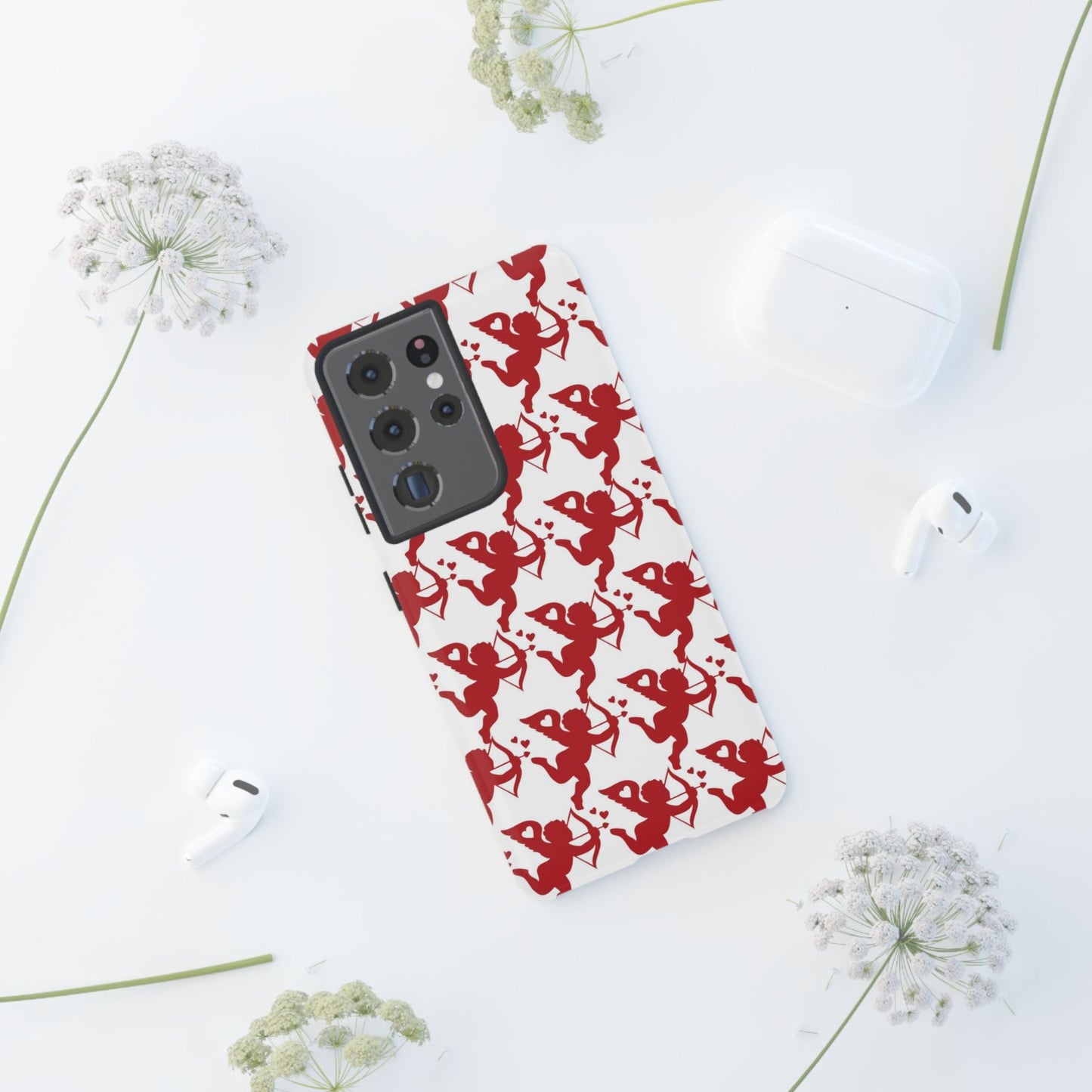 Red Cupid Love Pattern - Samsung Galaxy Case - BOGO Cases