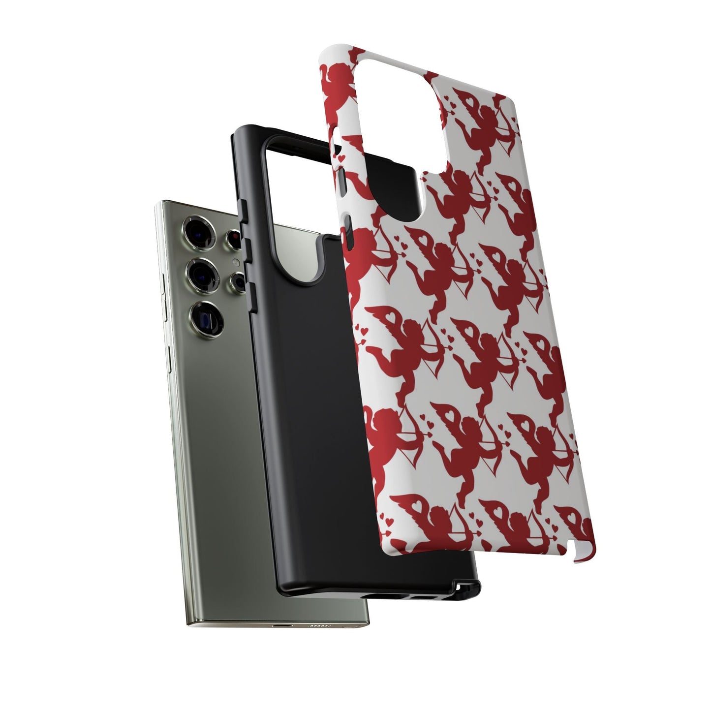 Red Cupid Love Pattern - Samsung Galaxy Case - BOGO Cases