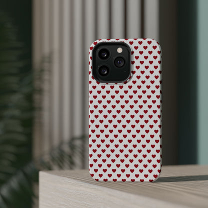 Red Hot Hearts MagSafe iPhone Case - BOGO Cases