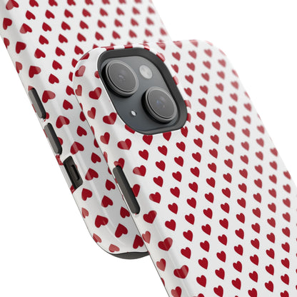 Red Hot Hearts MagSafe iPhone Case - BOGO Cases