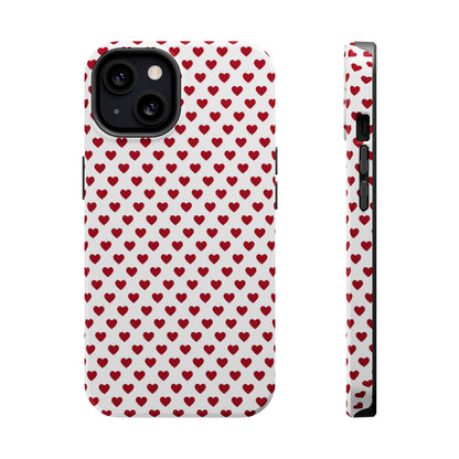 Red Hot Hearts MagSafe iPhone Case - BOGO Cases