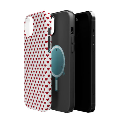 Red Hot Hearts MagSafe iPhone Case - BOGO Cases
