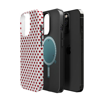 Red Hot Hearts MagSafe iPhone Case - BOGO Cases