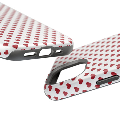 Red Hot Hearts MagSafe iPhone Case - BOGO Cases