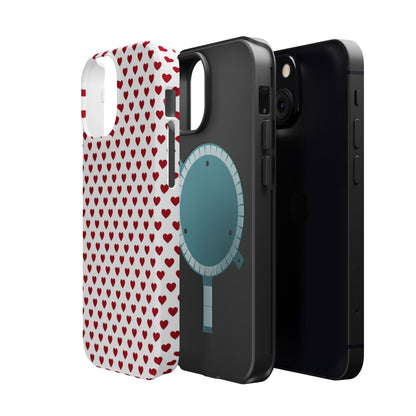 Red Hot Hearts MagSafe iPhone Case - BOGO Cases