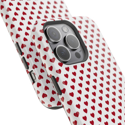 Red Hot Hearts MagSafe iPhone Case - BOGO Cases
