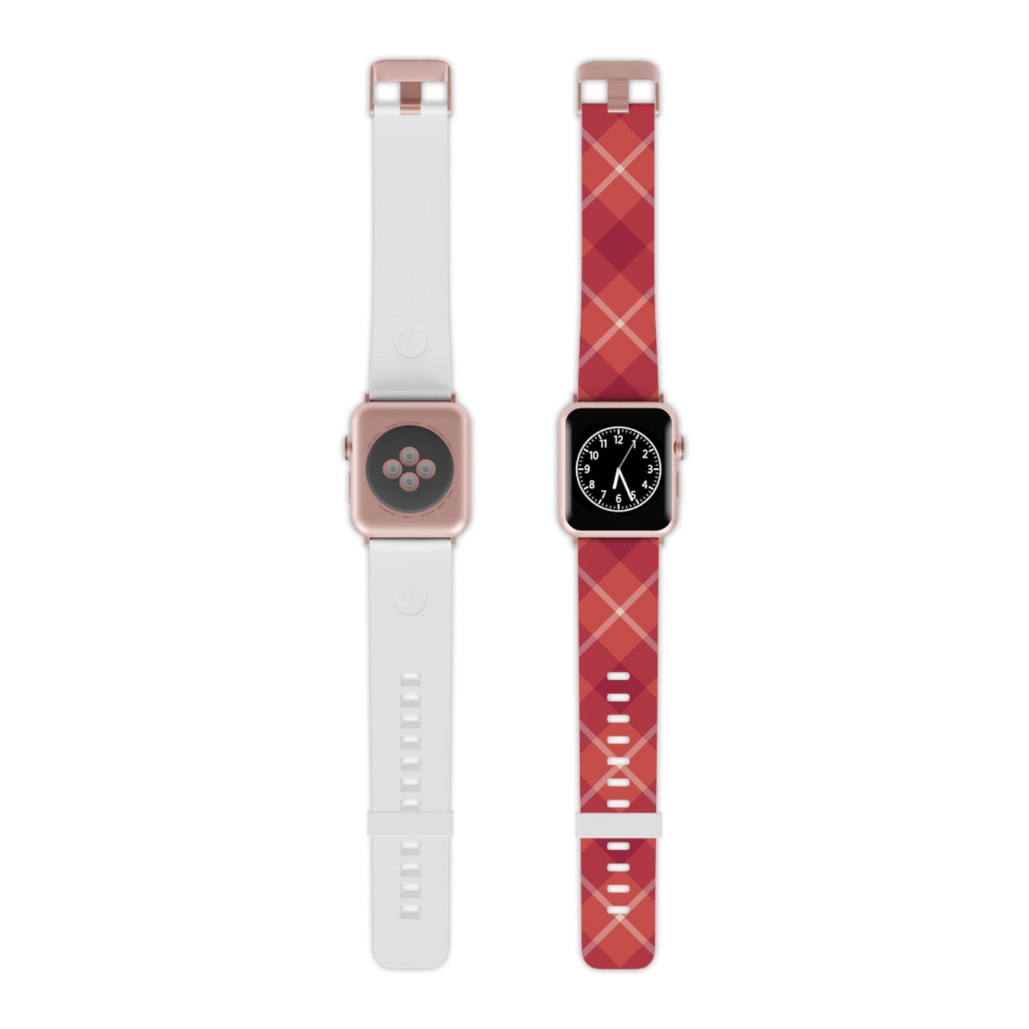 Red Plaid Crisscross Apple Watch Band - BOGO Cases