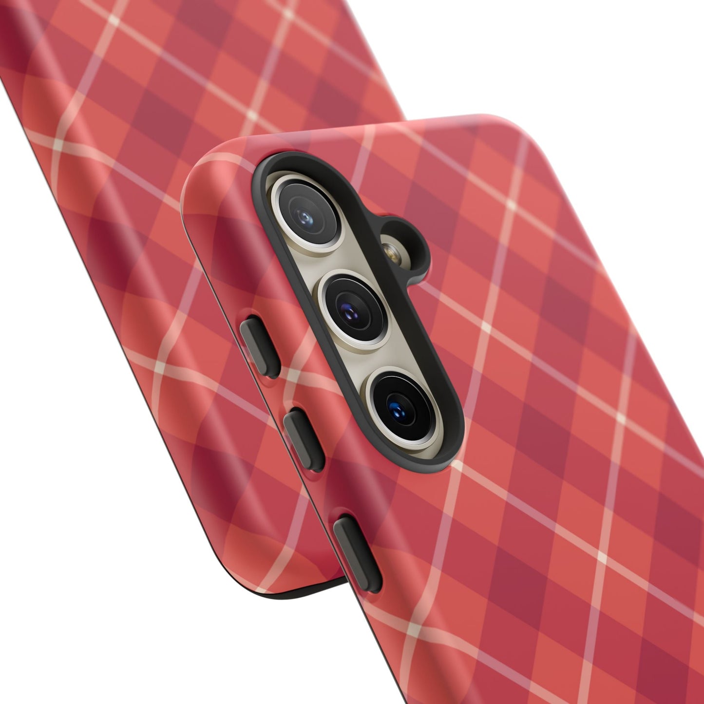 Red Plaid Crisscross – Samsung Galaxy Case - BOGO Cases