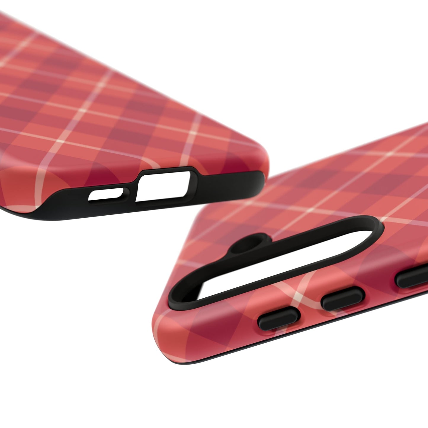 Red Plaid Crisscross – Samsung Galaxy Case - BOGO Cases