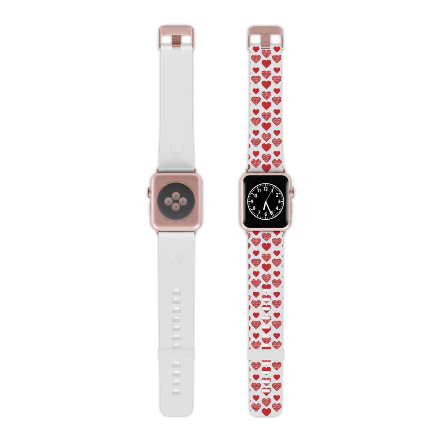  Red & Polka Dot Hearts Apple Watch Band - BOGO Cases