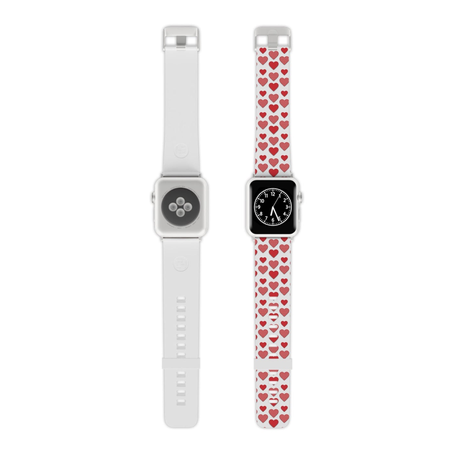  Red & Polka Dot Hearts Apple Watch Band - BOGO Cases