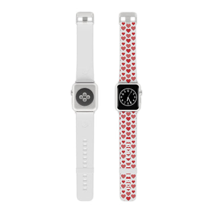 Red & Polka Dot Hearts Apple Watch Band - BOGO Cases
