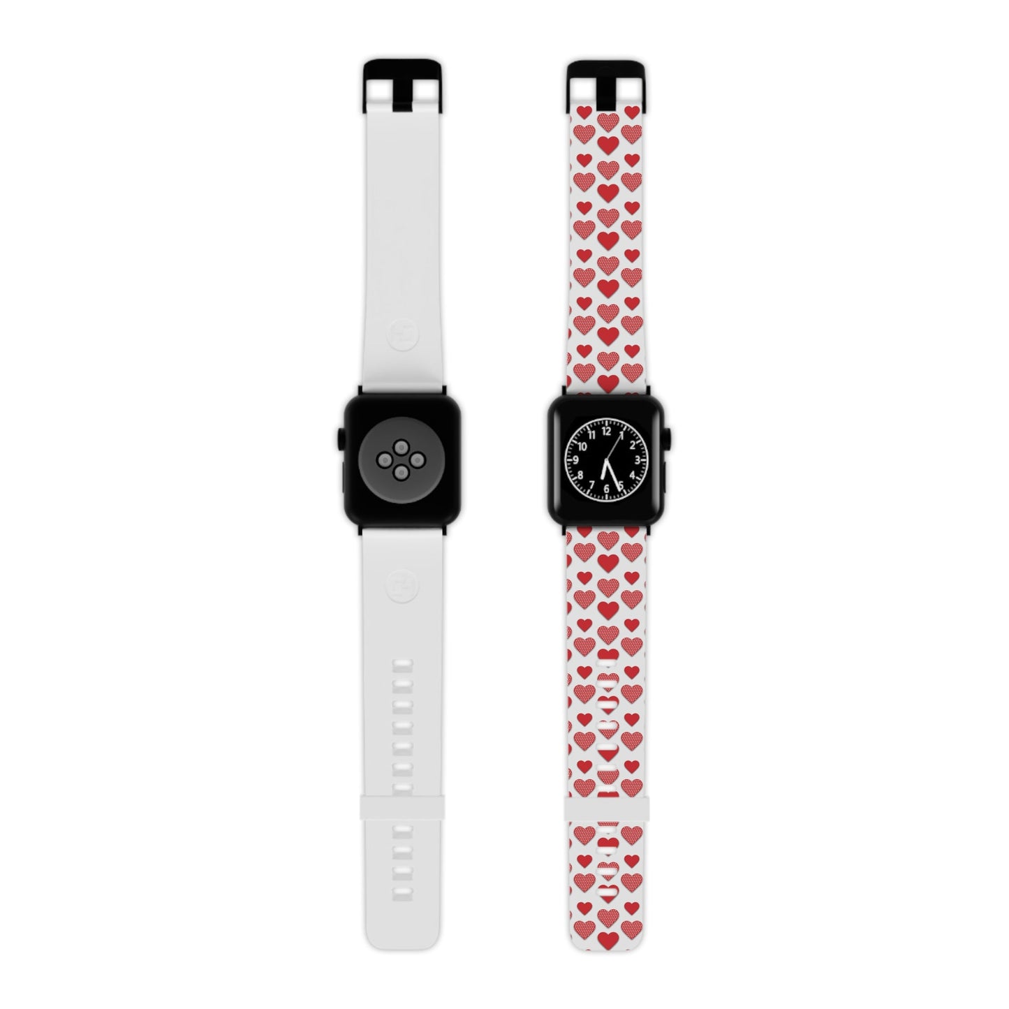  Red & Polka Dot Hearts Apple Watch Band - BOGO Cases