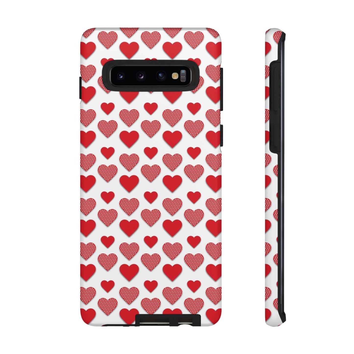 Red & Polka Dot Hearts Samsung Case - BOGO Cases