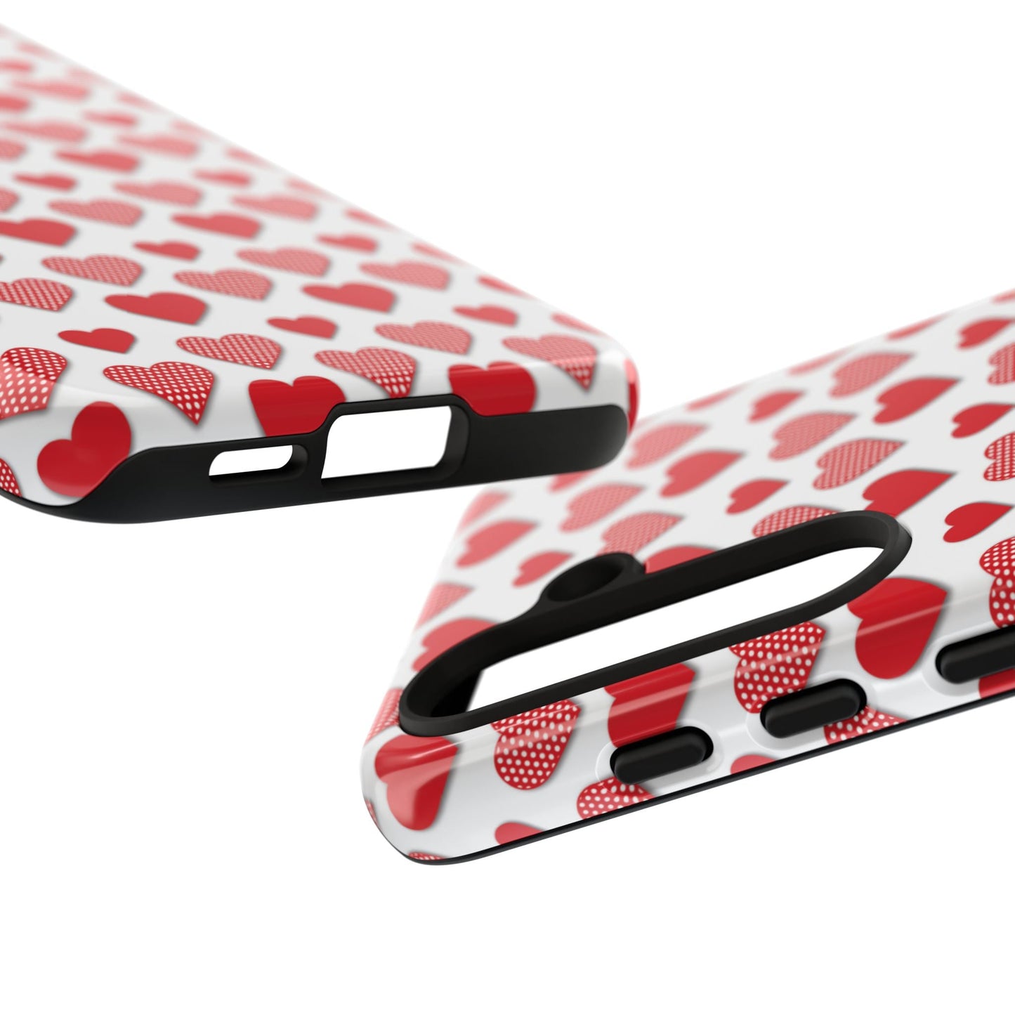 Red & Polka Dot Hearts Samsung Case - BOGO Cases