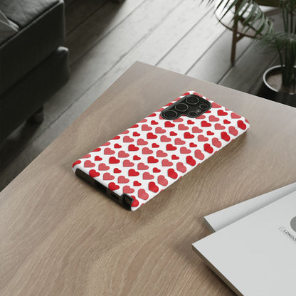 Red & Polka Dot Hearts Samsung Case - BOGO Cases