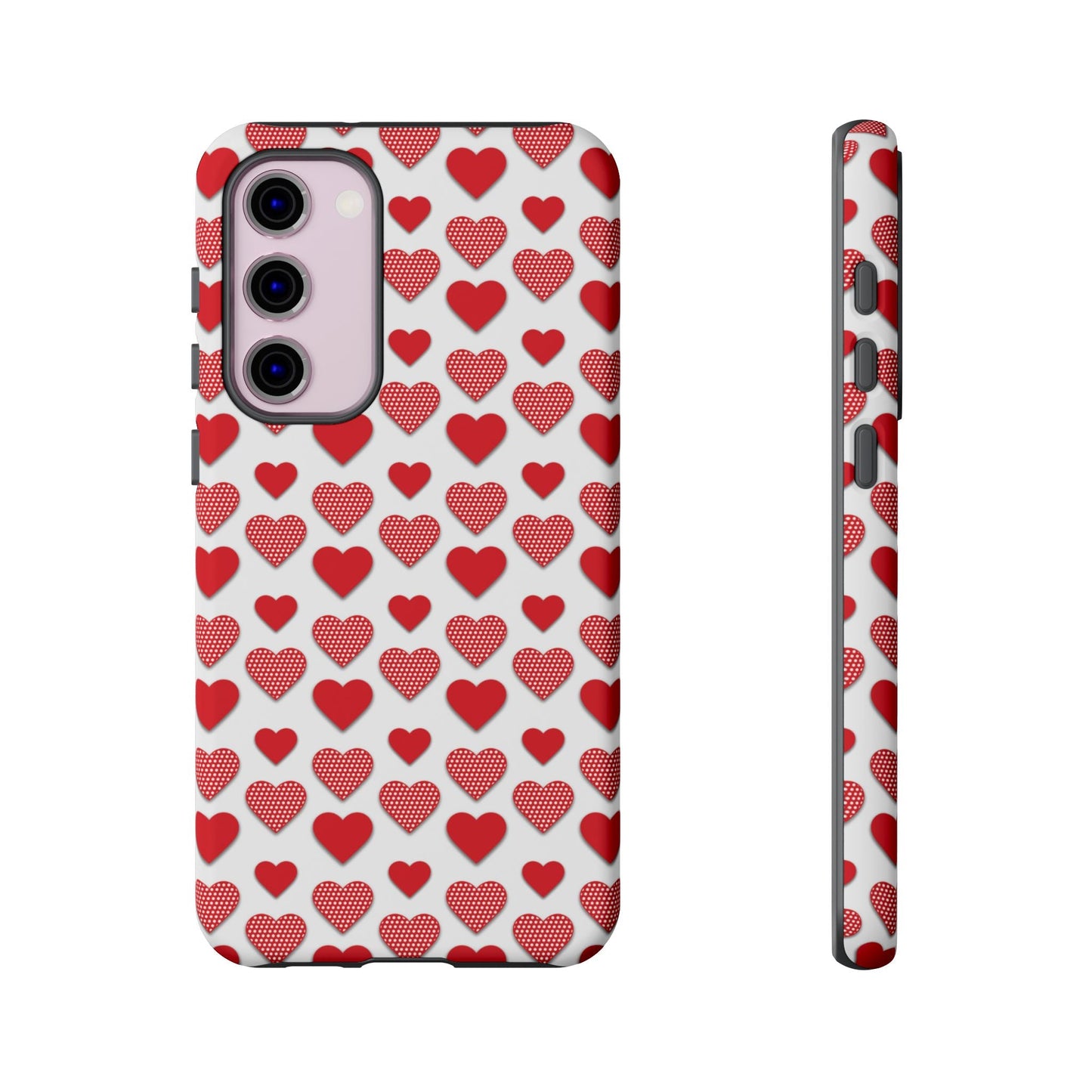 Red & Polka Dot Hearts Samsung Case - BOGO Cases