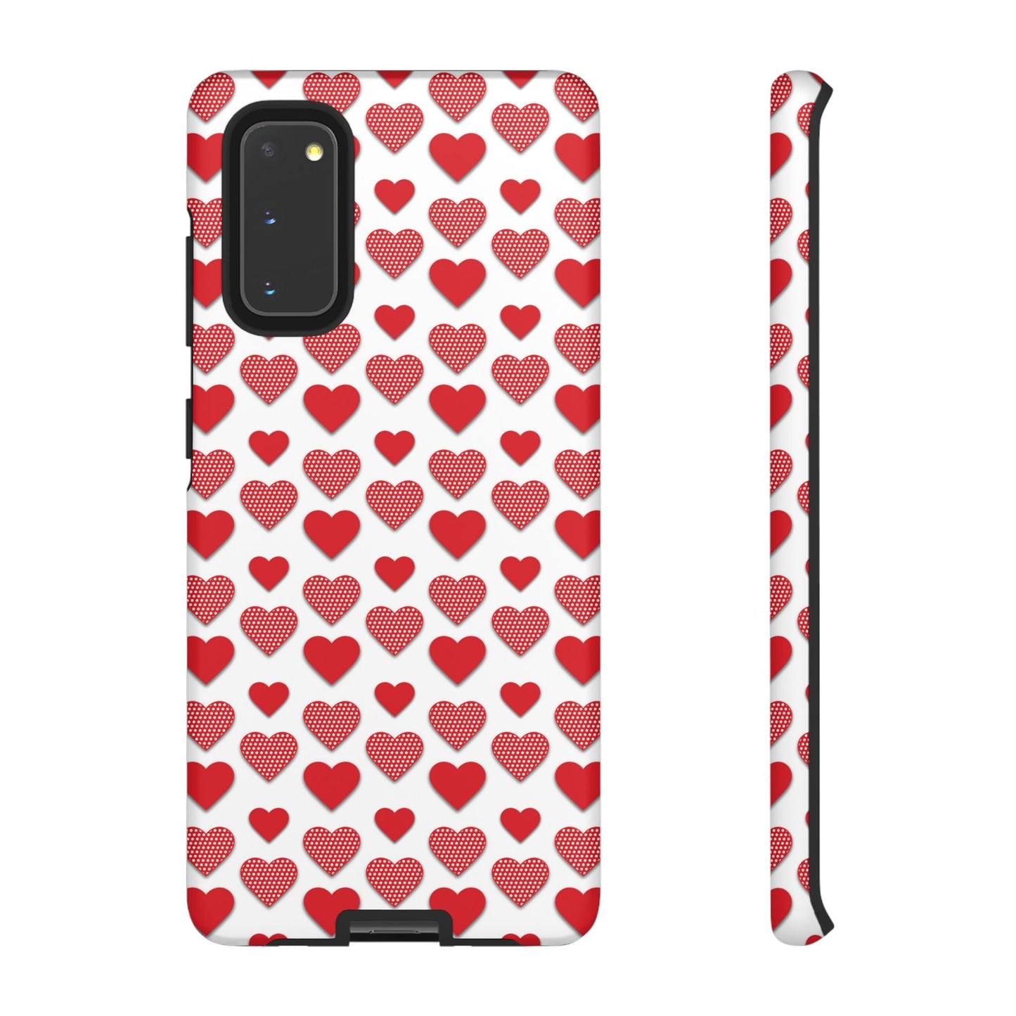 Red & Polka Dot Hearts Samsung Case - BOGO Cases
