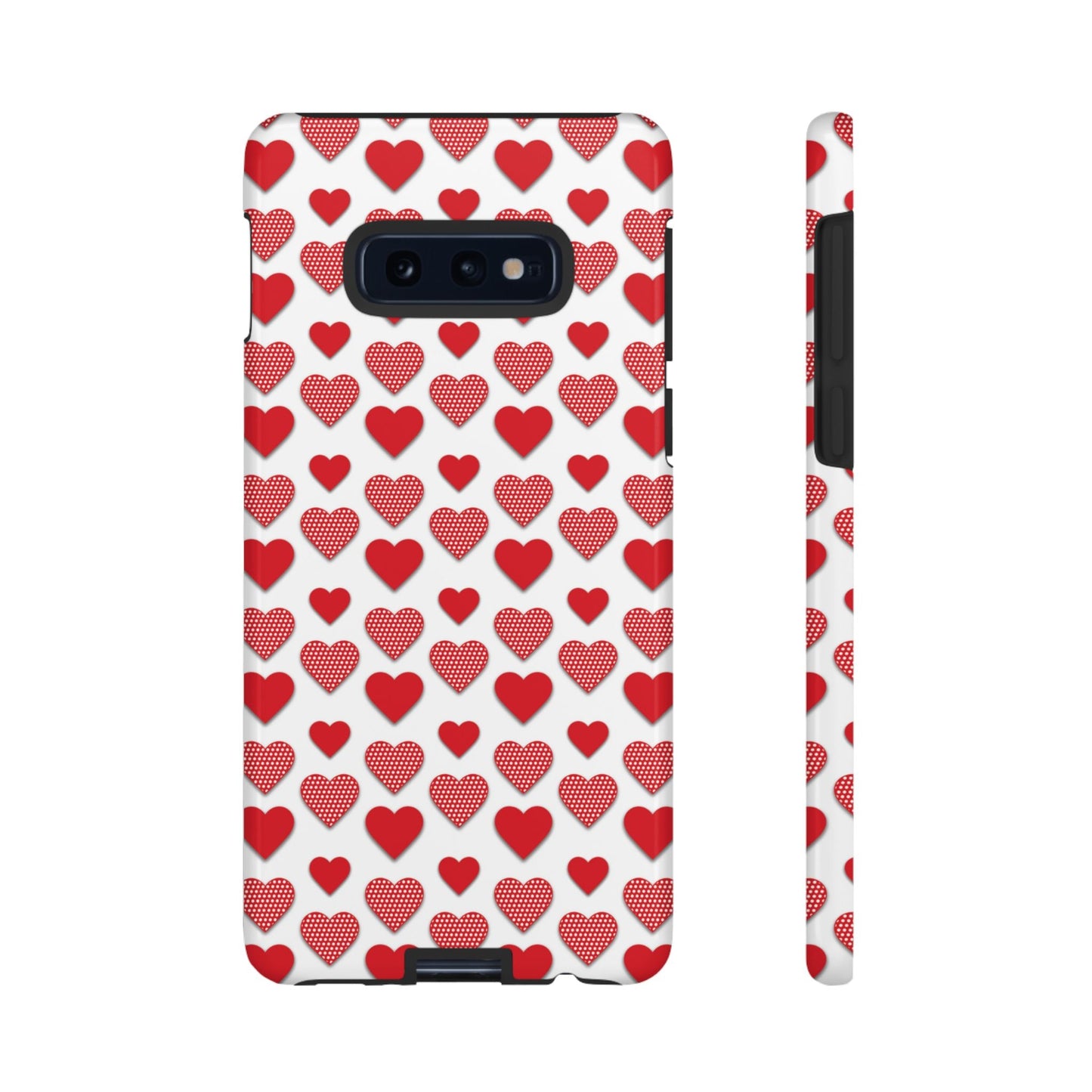 Red & Polka Dot Hearts Samsung Case - BOGO Cases