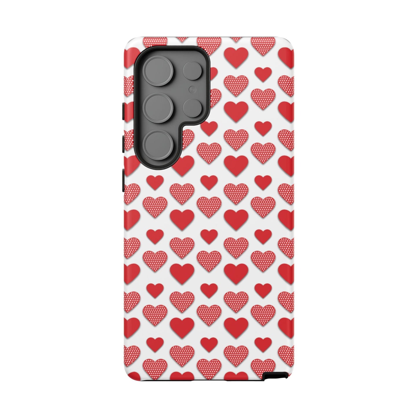 Red & Polka Dot Hearts Samsung Case - BOGO Cases