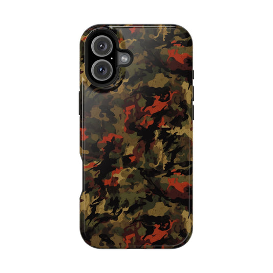 Red Woodland Camo MagSafe Case - BOGO Cases