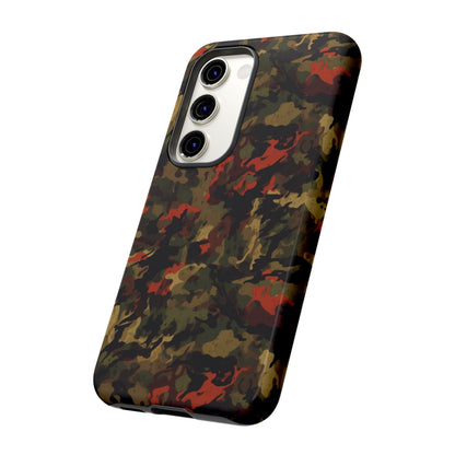 Red Woodland Camo Samsung Case - BOGO Cases