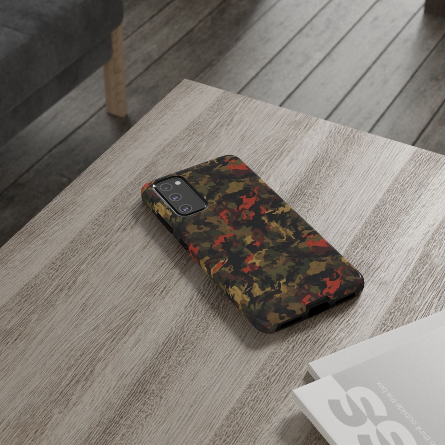 Red Woodland Camo Samsung Case - BOGO Cases