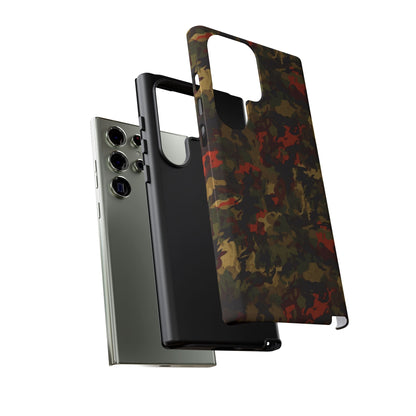 Red Woodland Camo Samsung Case - BOGO Cases