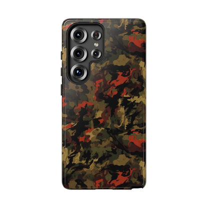 Red Woodland Camo Samsung Case - BOGO Cases