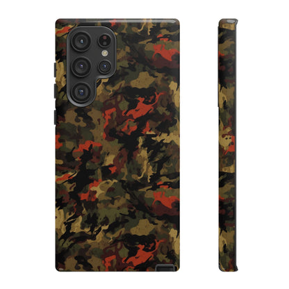 Red Woodland Camo Samsung Case - BOGO Cases