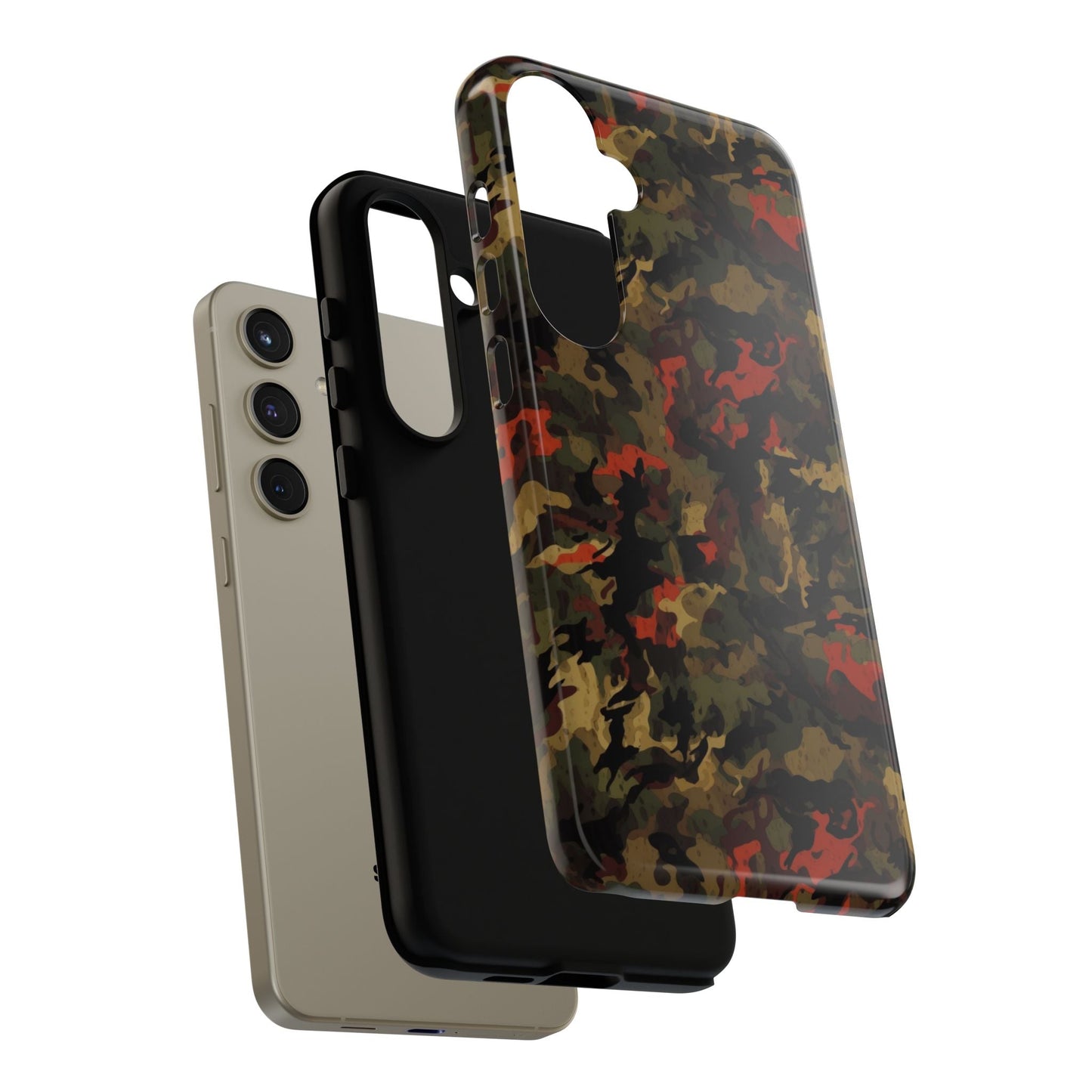 Red Woodland Camo Samsung Case - BOGO Cases