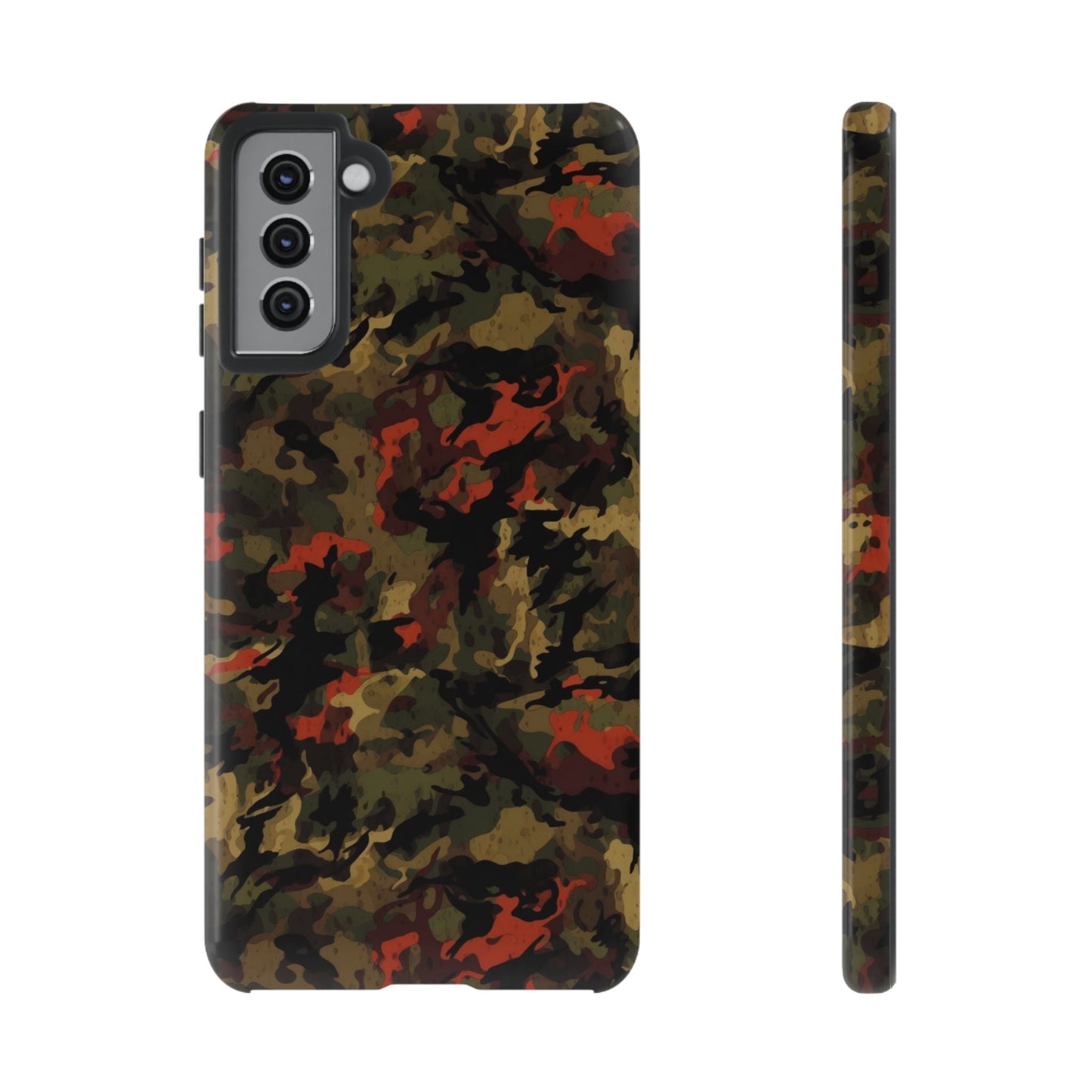 Red Woodland Camo Samsung Case - BOGO Cases