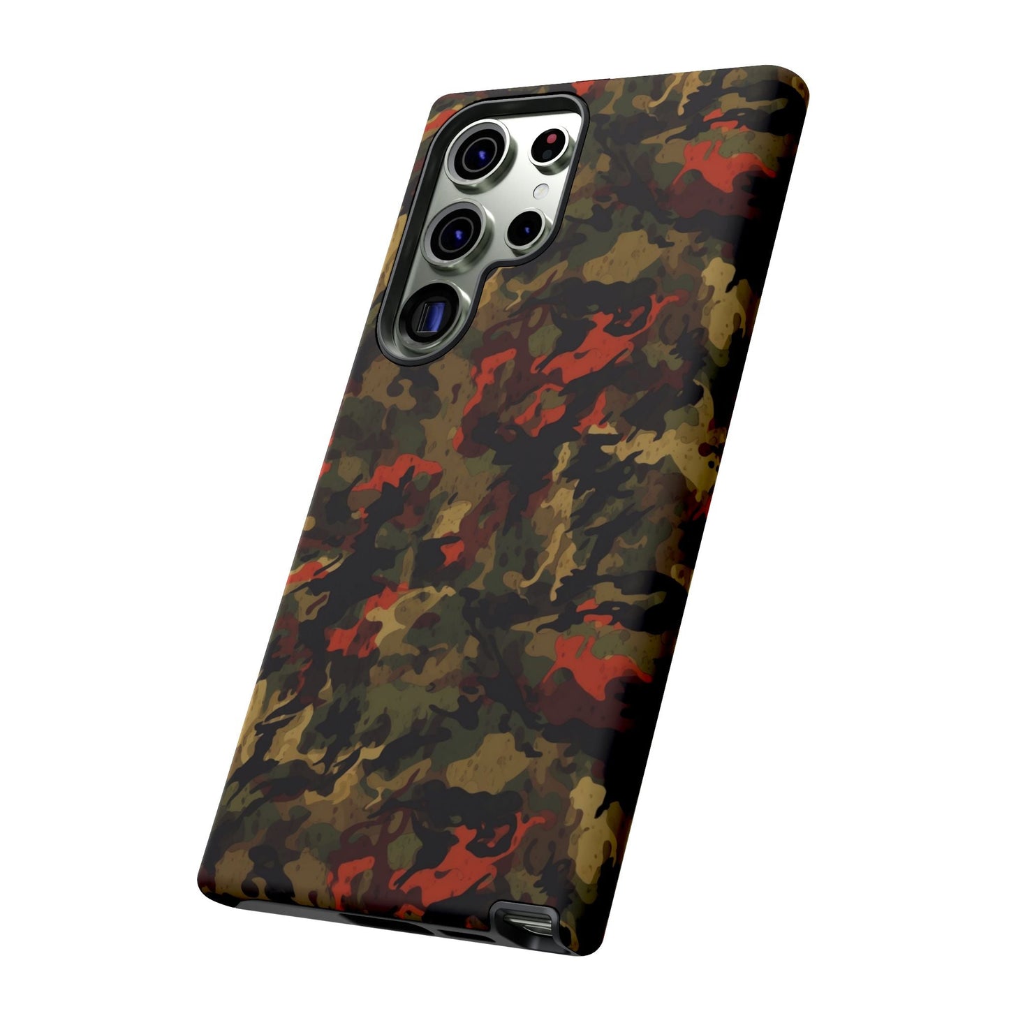 Red Woodland Camo Samsung Case - BOGO Cases