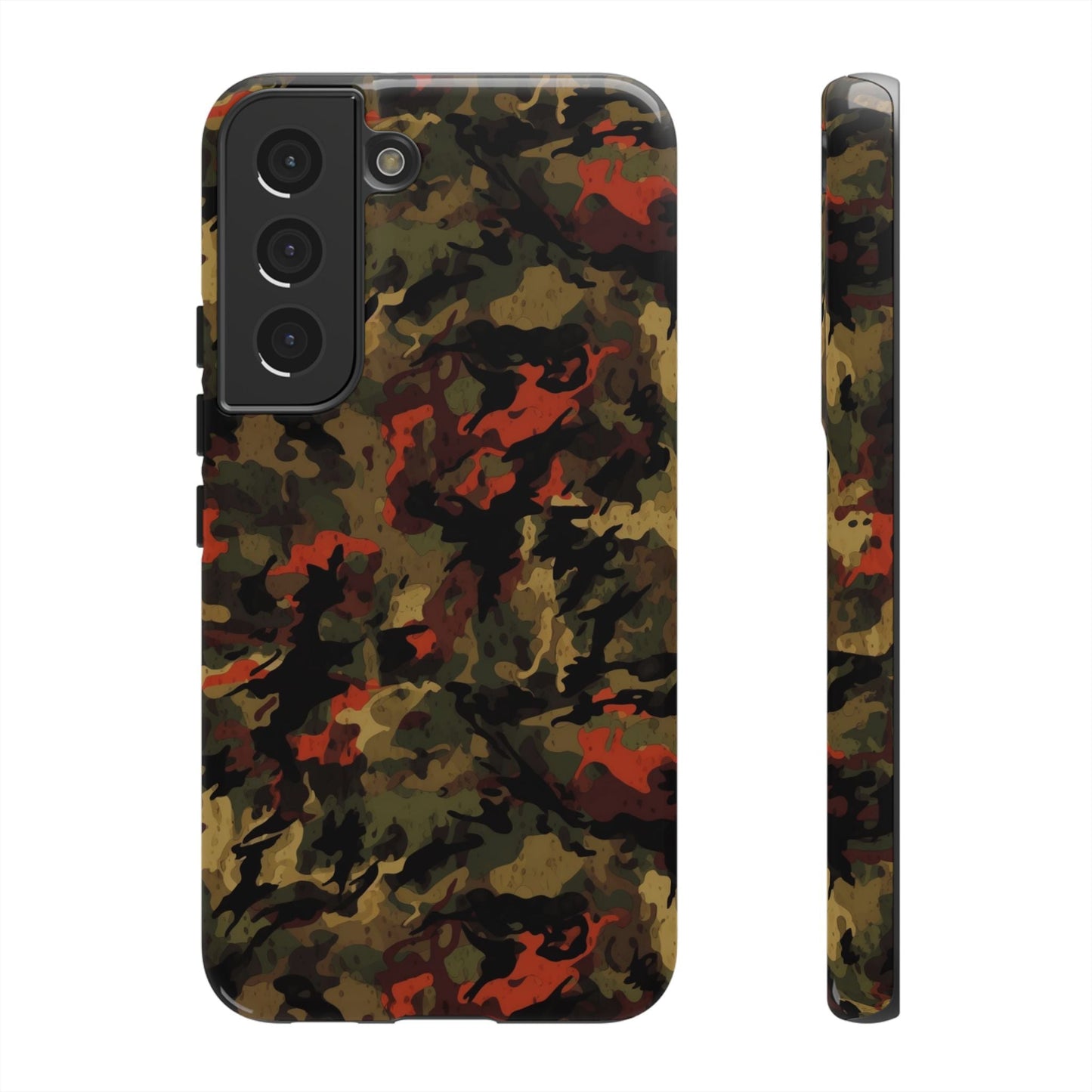 Red Woodland Camo Samsung Case - BOGO Cases