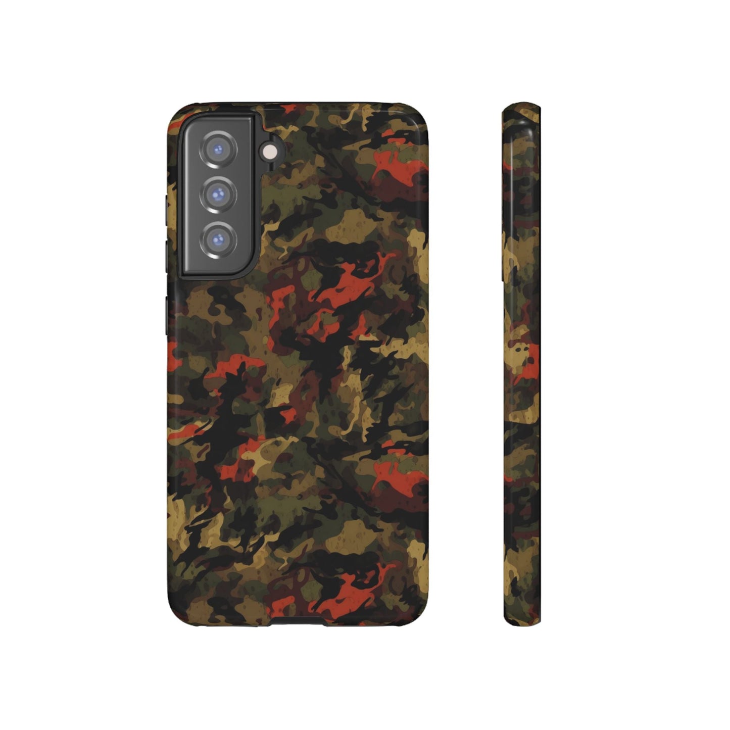 Red Woodland Camo Samsung Case - BOGO Cases