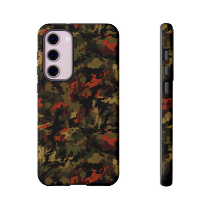 Red Woodland Camo Samsung Case - BOGO Cases