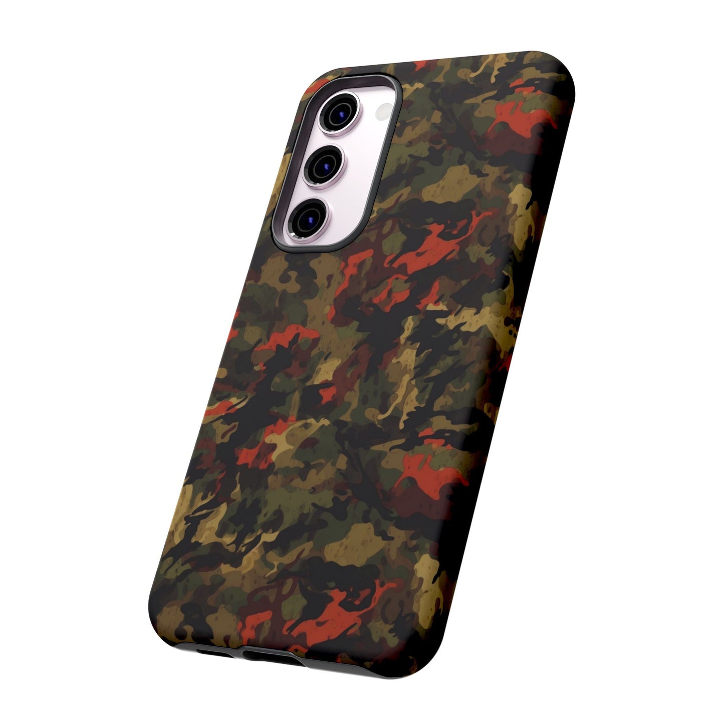 Red Woodland Camo Samsung Case - BOGO Cases