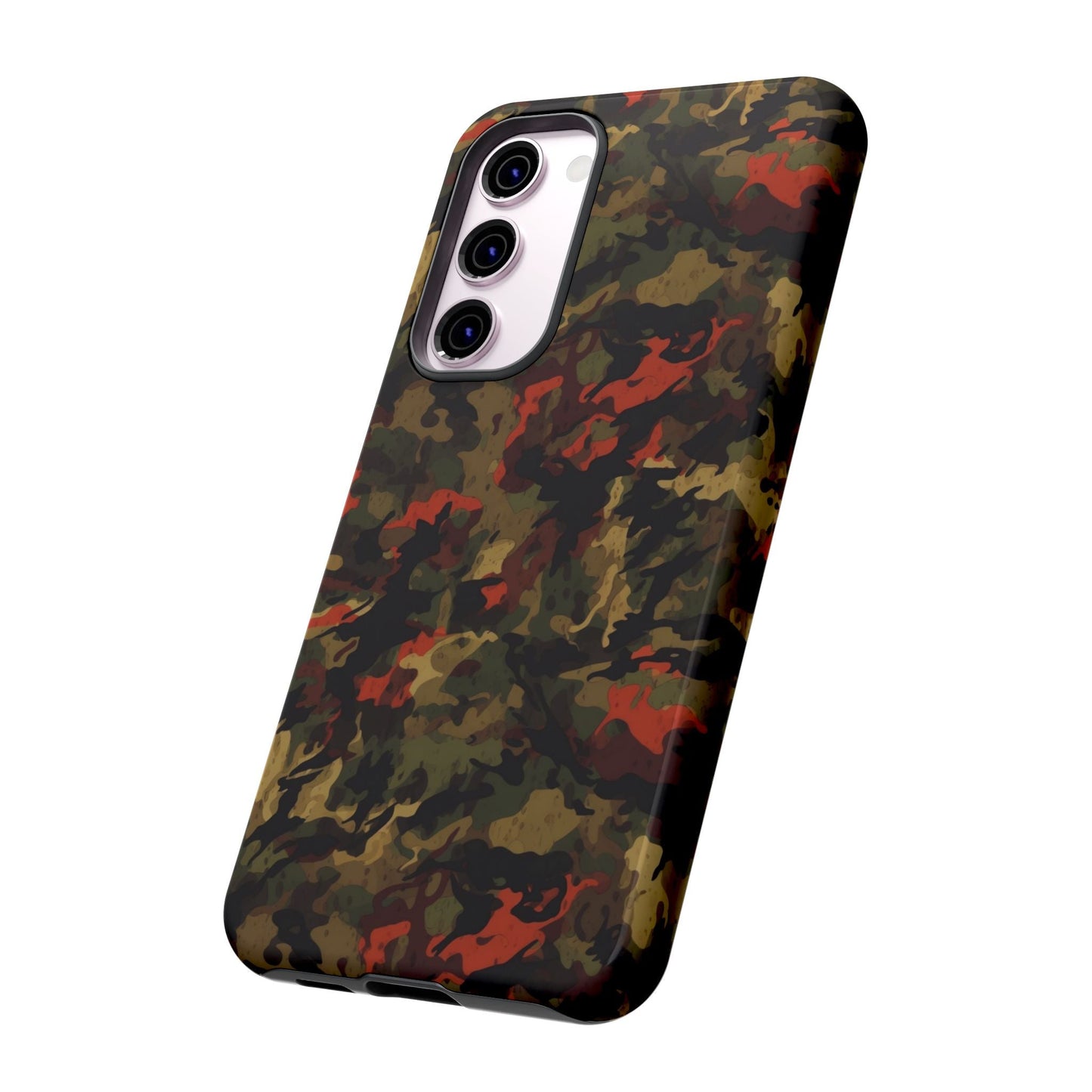 Red Woodland Camo Samsung Case - BOGO Cases