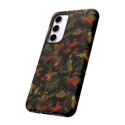 Red Woodland Camo Samsung Case - BOGO Cases