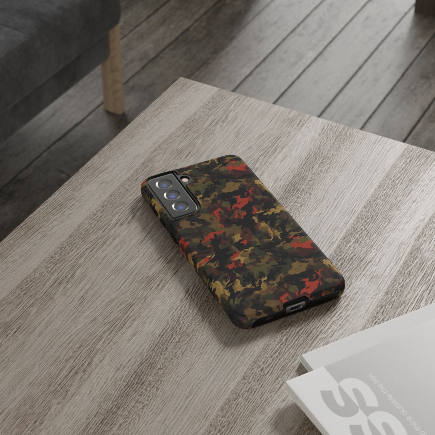 Red Woodland Camo Samsung Case - BOGO Cases