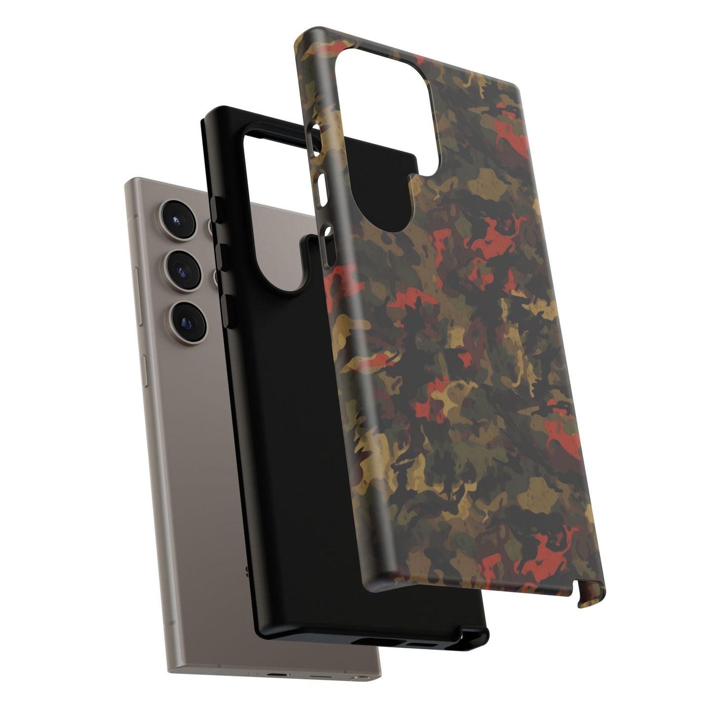 Red Woodland Camo Samsung Case - BOGO Cases