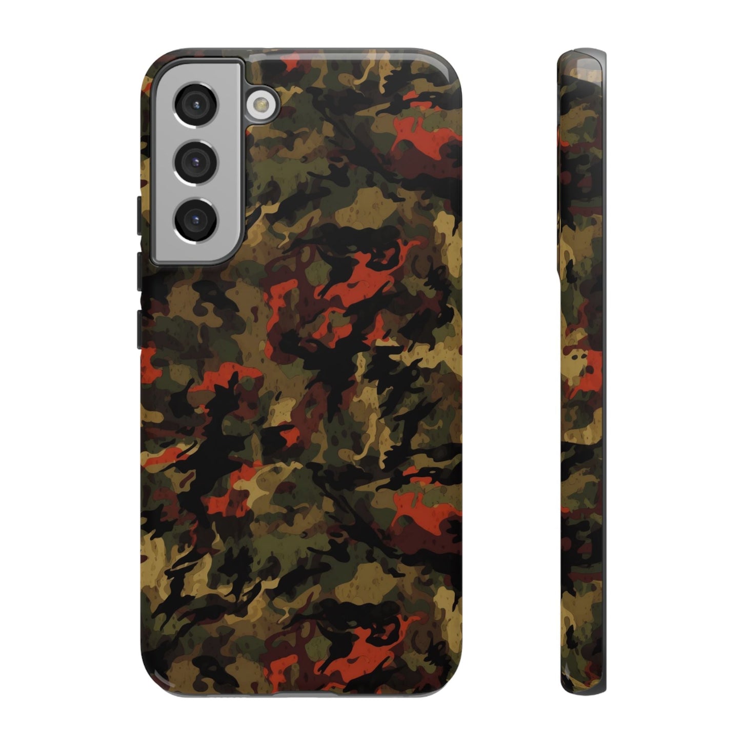 Red Woodland Camo Samsung Case - BOGO Cases