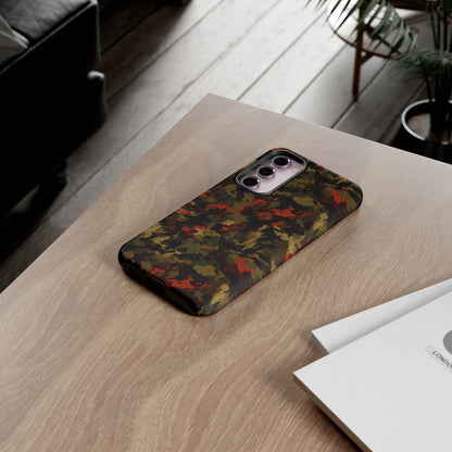 Red Woodland Camo Samsung Case - BOGO Cases