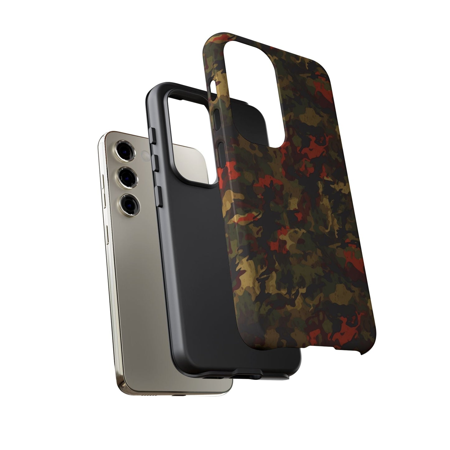 Red Woodland Camo Samsung Case - BOGO Cases