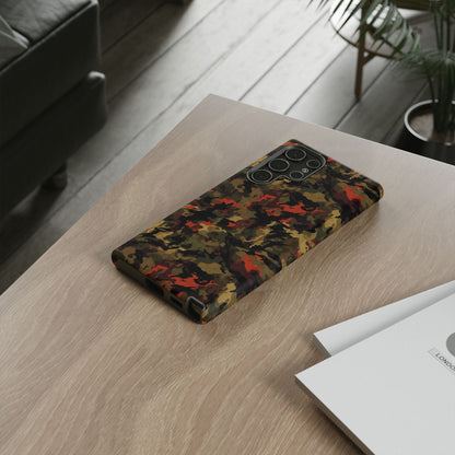 Red Woodland Camo Samsung Case - BOGO Cases