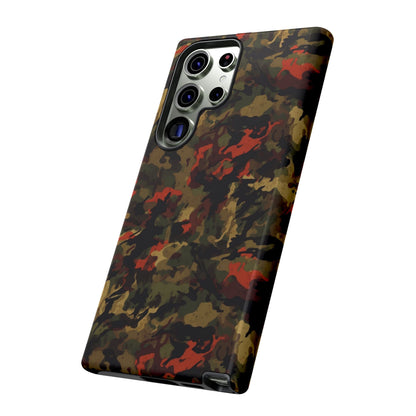 Red Woodland Camo Samsung Case - BOGO Cases