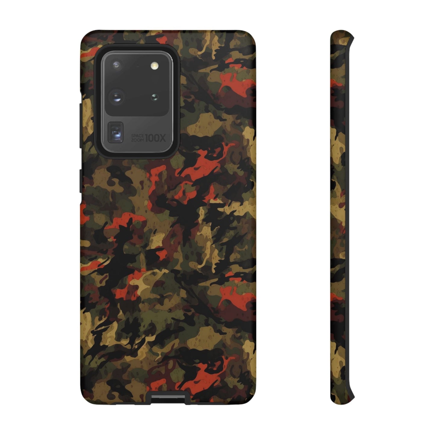 Red Woodland Camo Samsung Case - BOGO Cases
