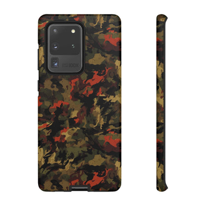 Red Woodland Camo Samsung Case - BOGO Cases