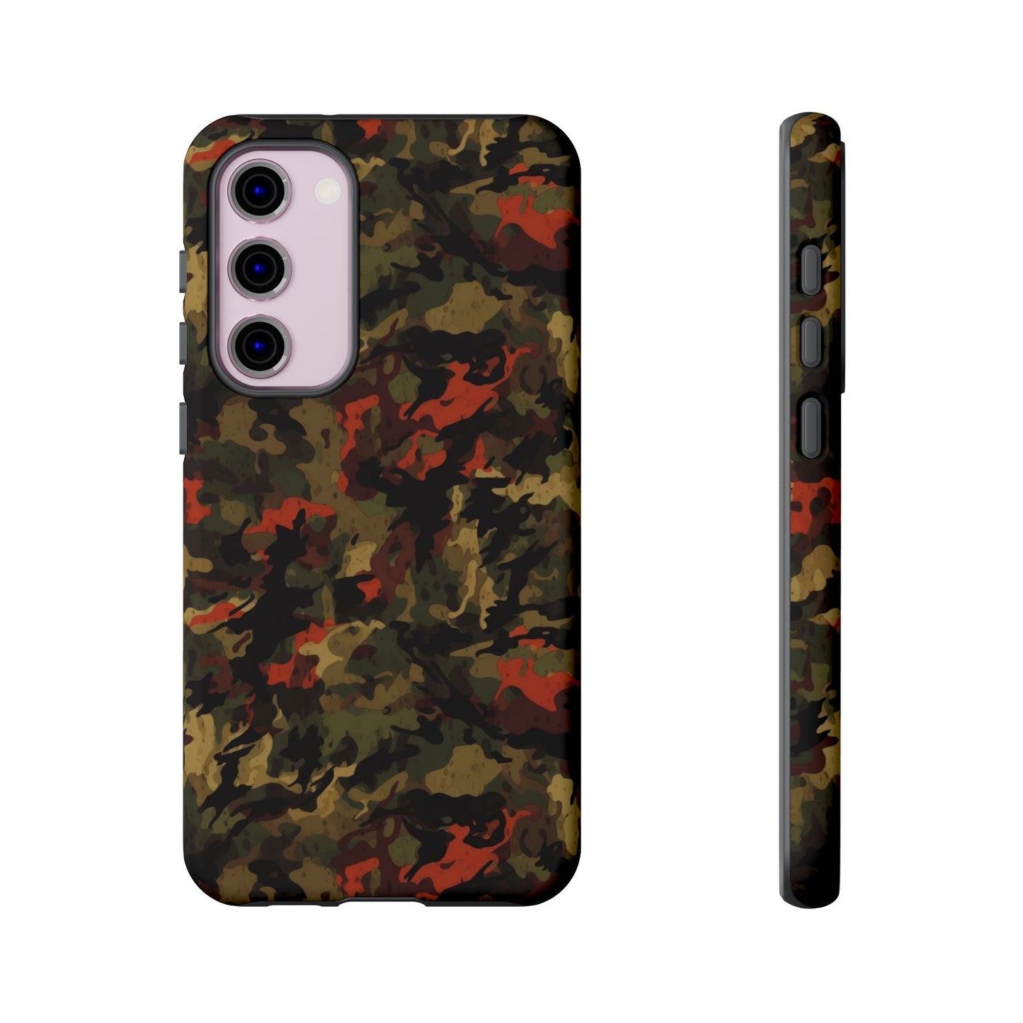 Red Woodland Camo Samsung Case - BOGO Cases